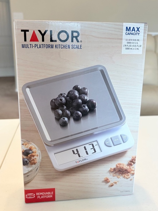 Taylor Other - Multi-Platform Digital Kitchen Scale 11 lb / 5 kg. New In Box.